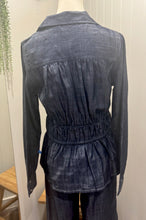 Load image into Gallery viewer, Ziggy Denim Ruched shirt