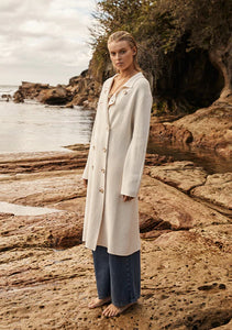 MOS The Label - Tranquillity Knit Coat, Ivory