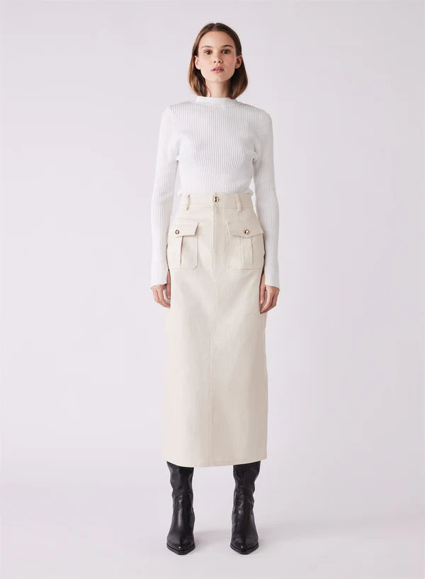 Esmaee - Uptown Skirt, Bone