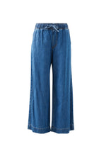 Load image into Gallery viewer, Andie Wide leg Drawstring Denim Pant