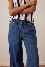 Load image into Gallery viewer, Andie Wide leg Drawstring Denim Pant