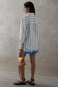 Sancia The Label - The Salma Shirt, Riviera Stripe