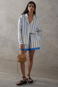 Sancia The Label - The Salma Shirt, Riviera Stripe