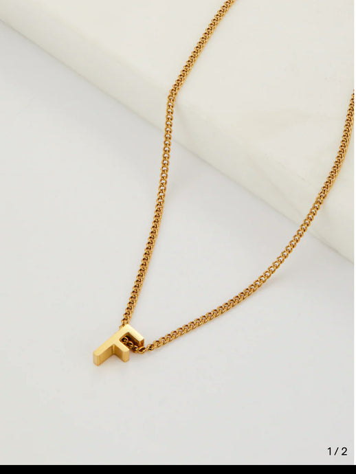 Zafino Letter Necklace letter F