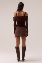 Load image into Gallery viewer, Elaian Long Sleeve Top, Raisin