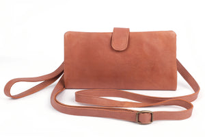 BL-38 Slash Leather bag Camel