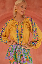 Load image into Gallery viewer, Nine Lives Bazaar, Ritual Blouse, Autumn Glow