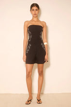 Load image into Gallery viewer, Zahara Embrioided Short Black