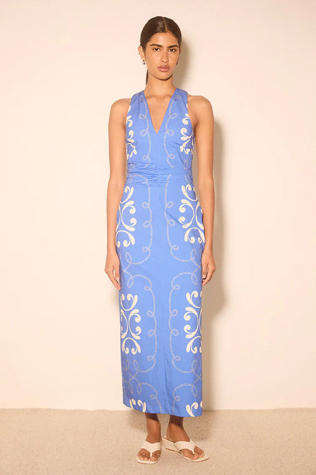 Kala Blue Dress Mon Renn