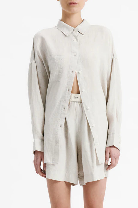 Nude Lucy - Heritage Lounge Shirt, Natural