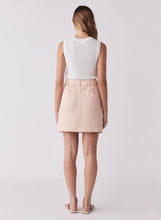 Load image into Gallery viewer, Cruising Denim Skirt Coral - Esmaee