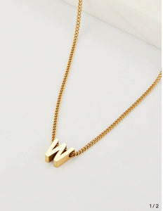 Zafino Letter Necklace letter W