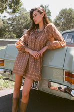 Load image into Gallery viewer, Delilah Mini Dress - Marigold Mustang