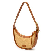 Load image into Gallery viewer, Sancia - The Luna, Raffia Cognac