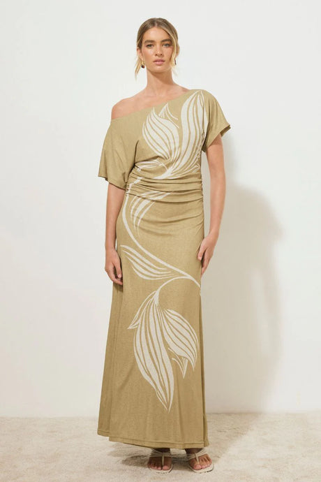 Affair Dress Olive - Mon Renn