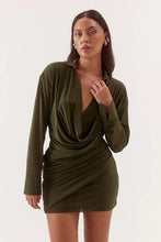 Load image into Gallery viewer, Selene Shirt Dress Olive