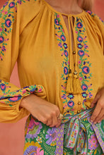 Load image into Gallery viewer, Nine Lives Bazaar, Ritual Blouse, Autumn Glow