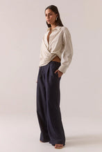 Load image into Gallery viewer, Taven Shirt Latte Stripe