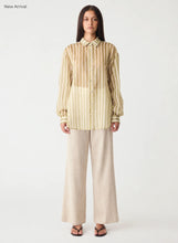 Load image into Gallery viewer, Sahara Shirt, Sage Stripe