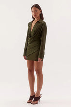 Load image into Gallery viewer, Selene Shirt Dress Olive
