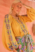 Load image into Gallery viewer, Nine Lives Bazaar, Ritual Blouse, Autumn Glow