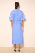 Load image into Gallery viewer, Zahara Embroidered Midi Dress Blue