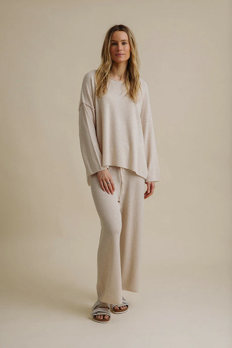 Winter Retreat Merino Wool Cotton Nougat - Talamaya