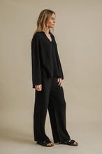 Load image into Gallery viewer, Grace Collared Merino Cotton Pullover - Talamaya