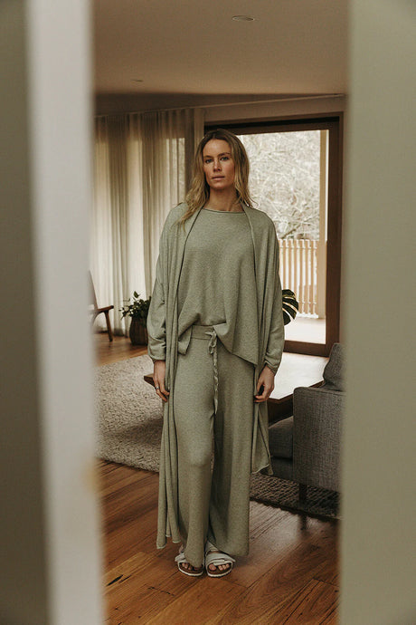 Winter Retreat Merino Wool Cotton Acacia- Talamaya