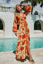 Load image into Gallery viewer, Nine Lives Bazaar - Allure Maxi Wrap Dress, Rose