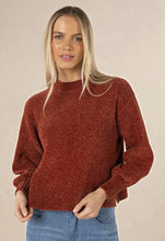 Load image into Gallery viewer, Chenille Jumper Rust