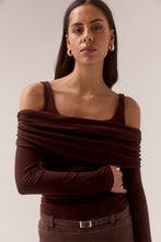 Load image into Gallery viewer, Elaian Long Sleeve Top, Raisin