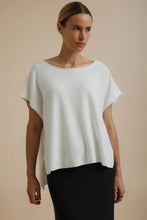 Load image into Gallery viewer, Retreat Cotton Twist Sleeveless Pullover, Salt