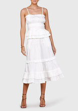 Load image into Gallery viewer, MOS The Label - Golden Fields Pleated Midi Skirt, White