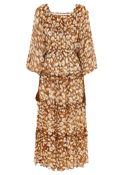 MOS The Label - Desert Floral Midi Dress, Desert Floral Print