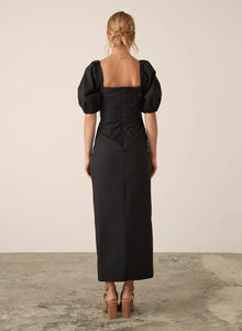 Esmaee - Sardina Midi Dress, Black