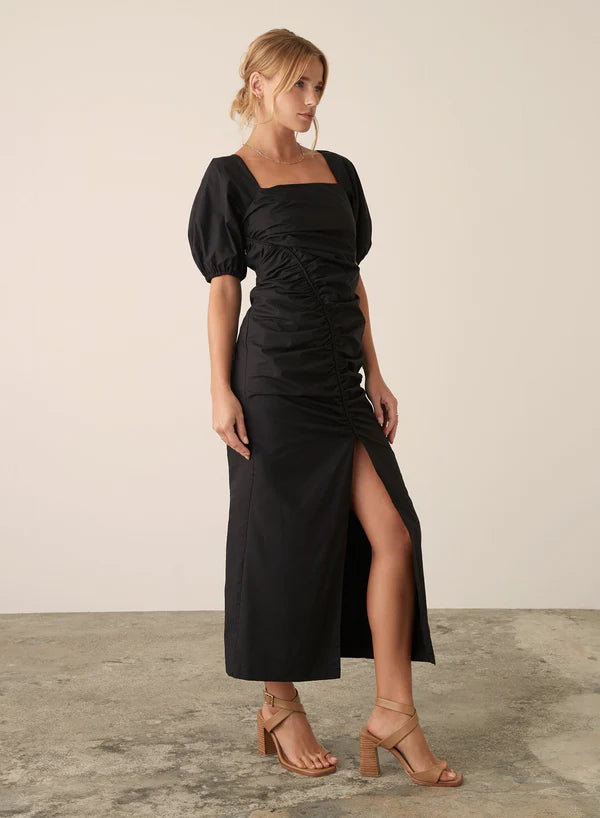 Esmaee - Sardina Midi Dress, Black