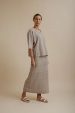 Load image into Gallery viewer, Retreat Cotton Twist Tee Pullover, Sunset
