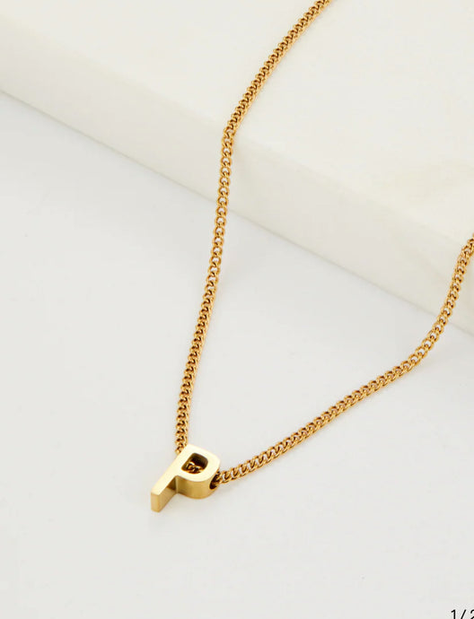 Zafino Letter Necklace letter p
