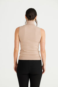 Brave & True - Skye Knit Top, Latte