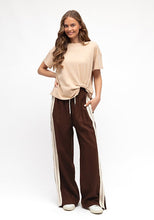 Load image into Gallery viewer, Lola Side Stripe Pants, Brown