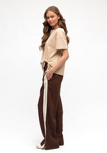 Load image into Gallery viewer, Lola Side Stripe Pants, Brown