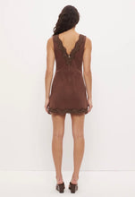 Load image into Gallery viewer, Lacie Denim Mini Dress, Mocha