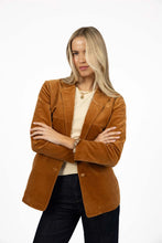Load image into Gallery viewer, Va Va Velour Jacket Camel - Humidity