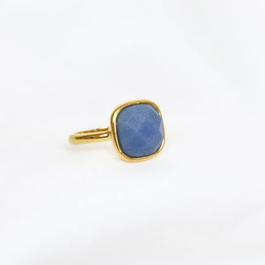 love lunamei  Adventurine Ring Gold size 8