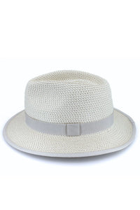 Izzy Fedora ivory/grey BD671