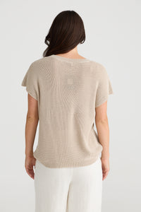 Brave & True - Limo Knit Vest, Natural