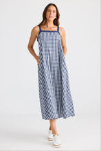 Load image into Gallery viewer, Erica Dress, Navy Gingham