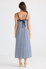 Load image into Gallery viewer, Erica Dress, Navy Gingham