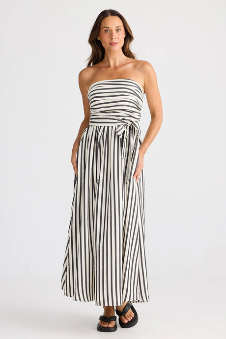 Avalon Dress, Stripe